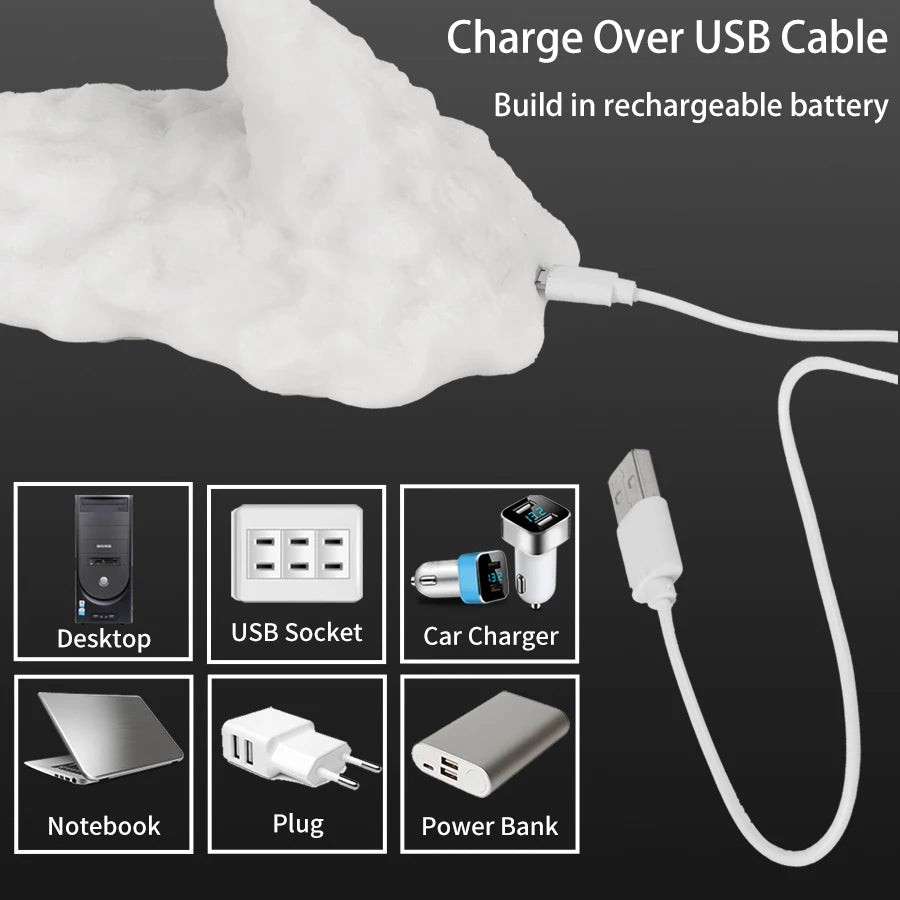 3D Room Decor LED Fire & Ice Dragon Lamps – Rechargeable Desktop Night Lights - Image 5