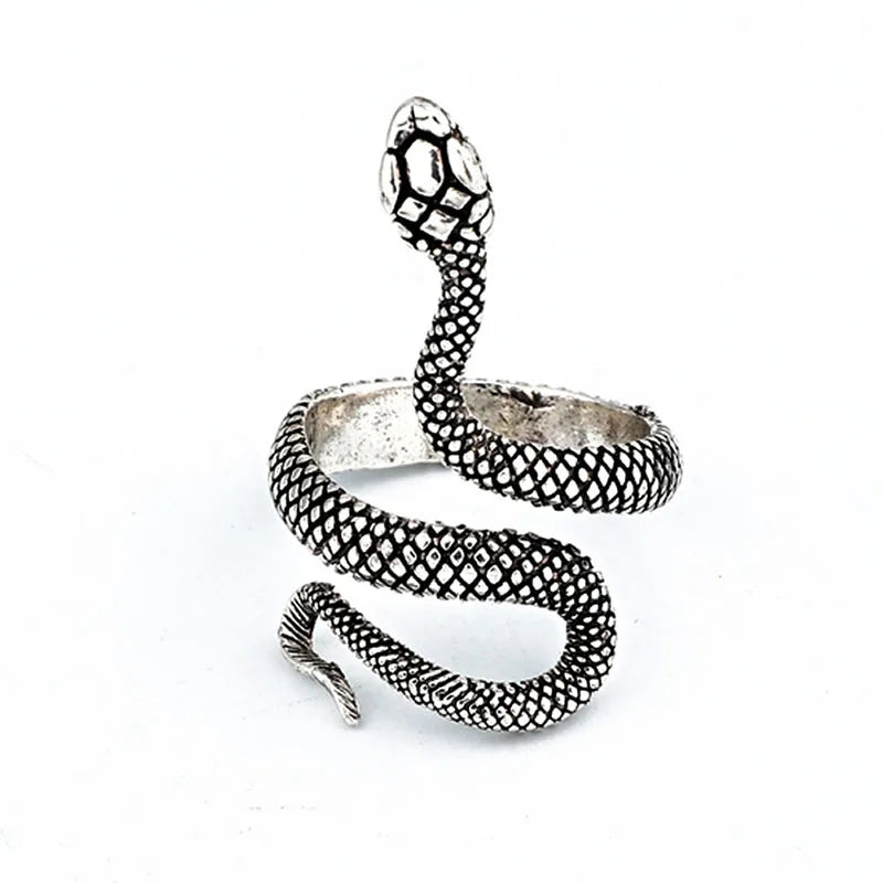 2021 European Retro Punk Spirit Snake & Dragon Ring - Image 19