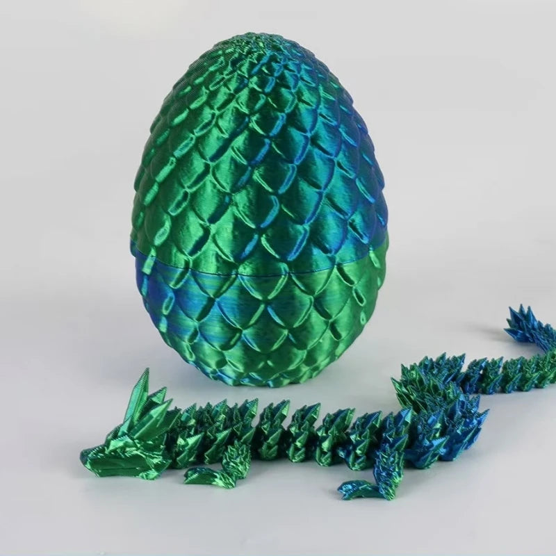 1/2PCS 3D Printed Dragon Egg with Full Articulated Dragon – Movable Desktop Ornament & Kid Toy - Image 35