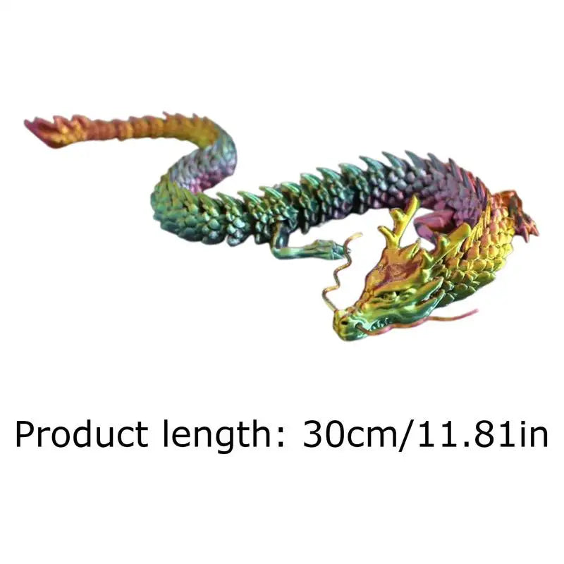 3D Printed Articulated Dragon – Large Flexible Joint Dragon Figurine for Home Decor & Collectors - Image 6