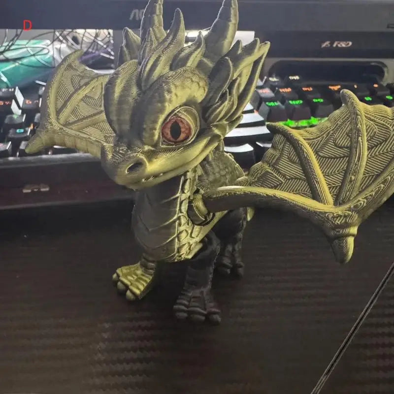 3D Printed Articulated Western Dragon - Image 7