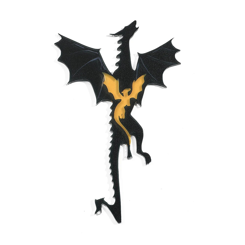 Goth Fourth Wings Dragon Cloud Sun Bookmark - Image 12