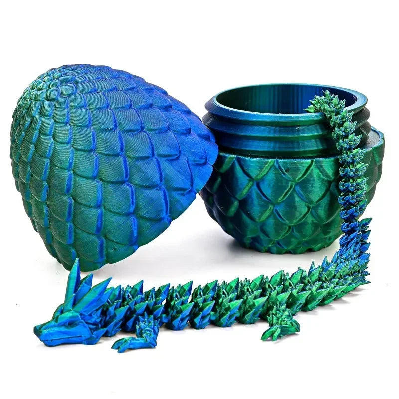 1/2PCS 3D Printed Dragon Egg with Full Articulated Dragon – Movable Desktop Toy & Collectible Ornament - Image 21