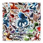 50PCS Dragon Series Cartoon Waterproof Vinyl Stickers