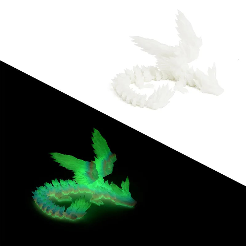 3D Printed Gradient Dragon Ornament - Image 9