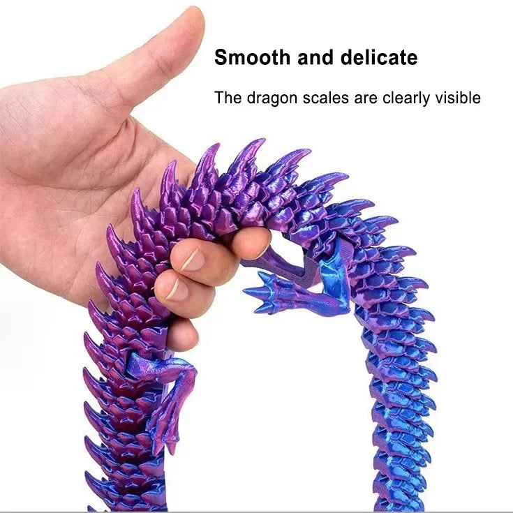 3D Printed Crystal Dragon Fidget Toy - Image 3