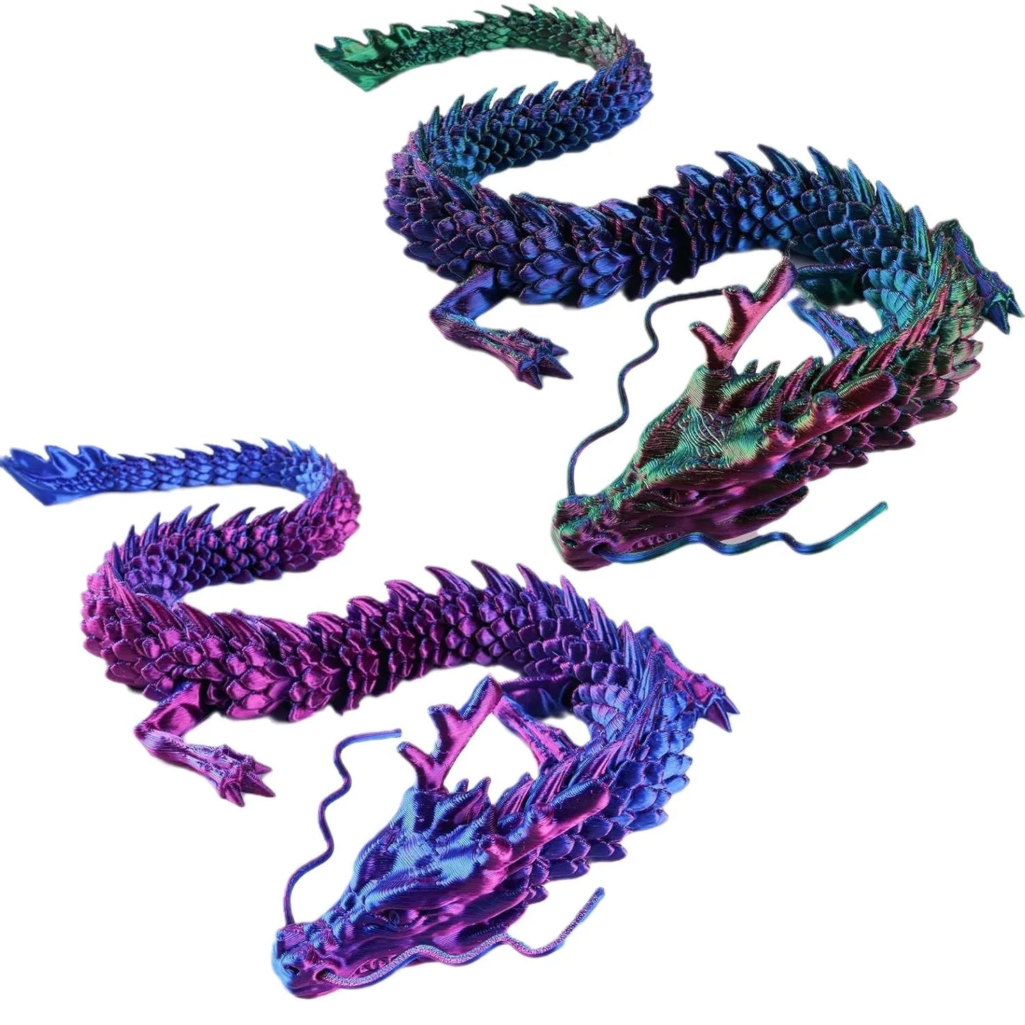 3D Printed Dragon Figures Decor Toy – Multi-Jointed Movable Hand-held Articulated Dragon Ornament - Image 5