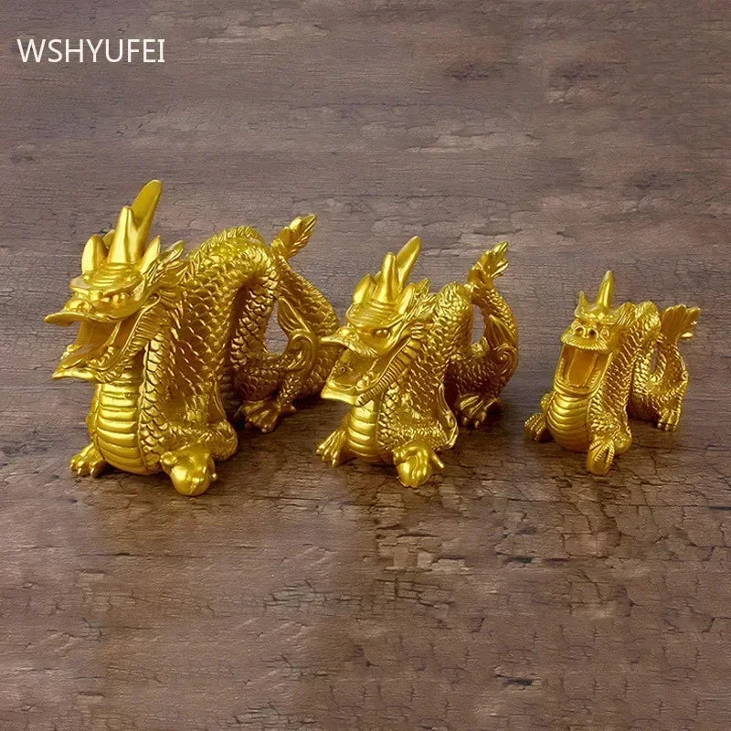 Chinese Zodiac Dragon Resin Ornament – Lucky Feng Shui Living Room Decoration & Birthday Gift - Image 6