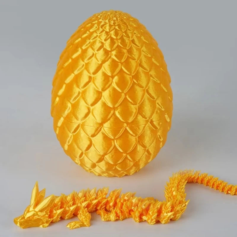 1/2PCS 3D Printed Dragon Egg with Full Articulated Dragon – Movable Desktop Ornament & Kid Toy - Image 33