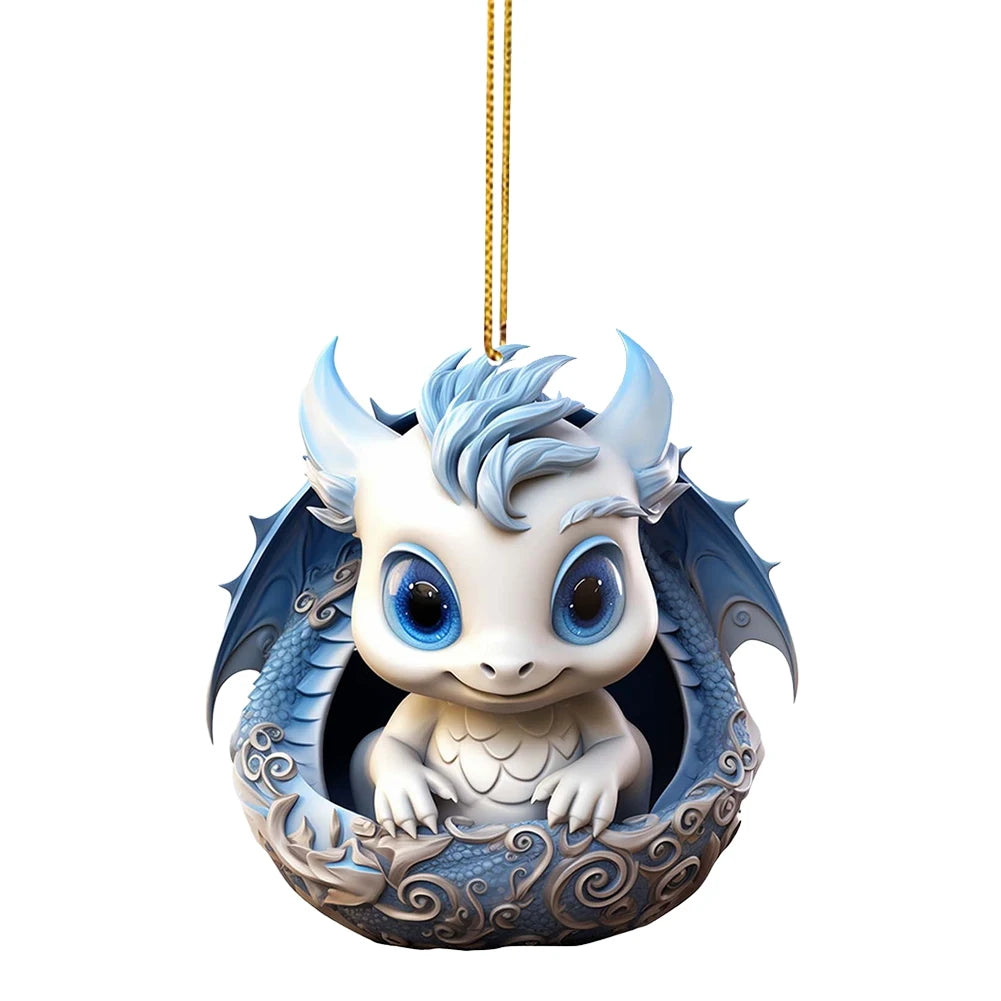 Christmas Tree Dragon Baby Pendant - Image 12