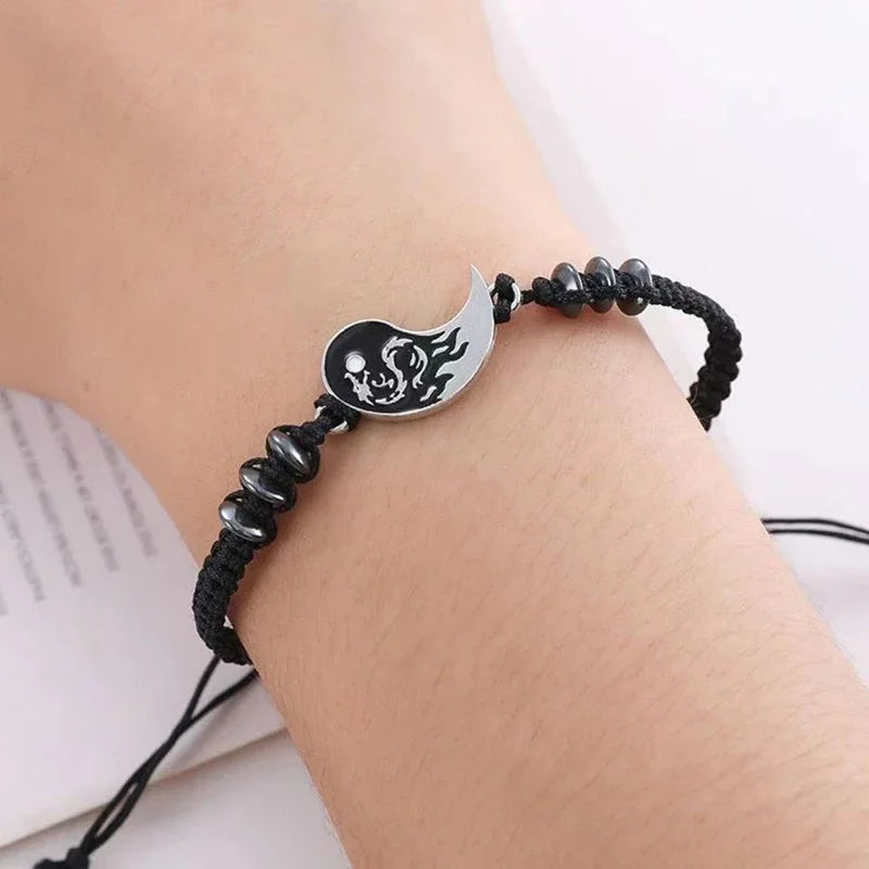Fashion Yin Yang Dragon Couple Bracelet - Image 7