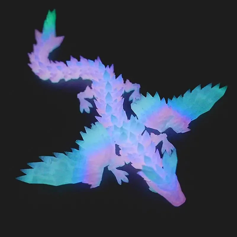 3D Printed Dragon Ornament – Desktop Animal Figurine for Home & Office | Craft Printed Figures Christmas Gifts 2025 New - Image 6
