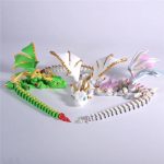 3D Printed Flying Dragon Figures – High-Quality Multi-Jointed Movable Models for Home & Desk Decor