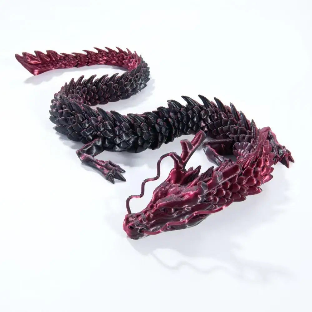 3D Printed Chinese Dragon – 60CM / 45CM / 30CM Model for Desktop Decoration & Office Ornaments - Image 8