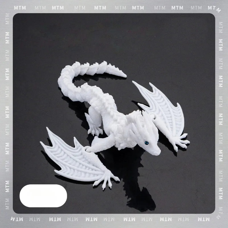 3D Printed Crystal Stones Western Dragon - Image 2
