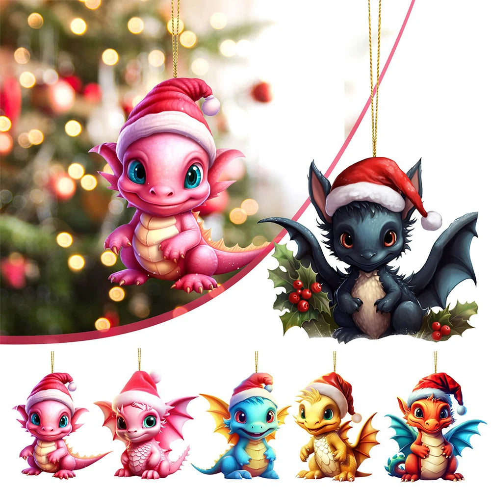 Christmas Dragon Ornaments - Image 2