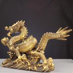 Feng Shui Dragon Statue – Good Luck Gift & Prosperity Tabletop Decor for Home & Office