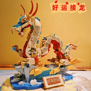 Creative Chinese Auspicious Dragon Building Blocks
