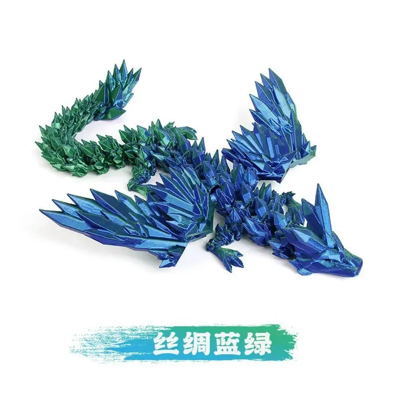 3D Printed Dragon Ornament – Desktop Animal Figurine for Home & Office | Craft Printed Figures Christmas Gifts 2025 New - Image 8