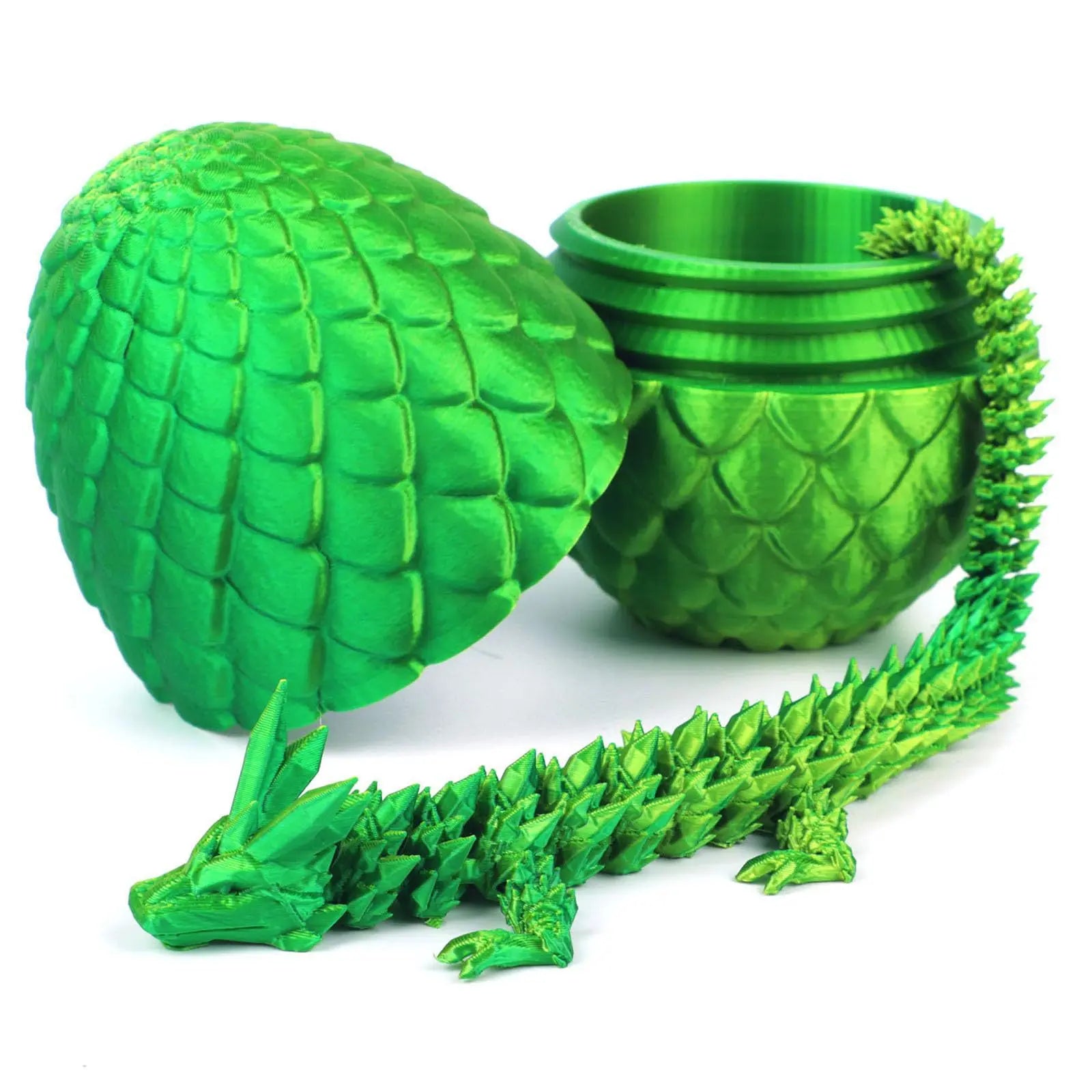 1/2PCS 3D Printed Dragon Egg with Fully Articulated Dragon - Image 9