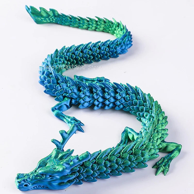 3D Printed Magic Dragon Fidget Toy – Movable Joint, Rotatable Articulated Desktop Ornament - Image 6