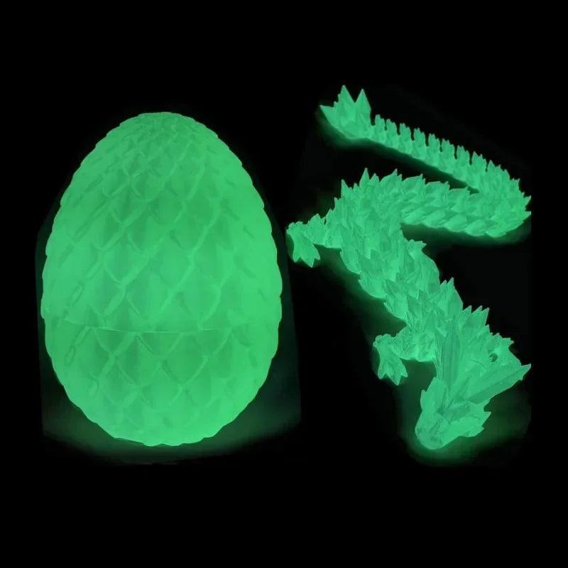 1/2PCS 3D Printed Dragon Egg with Full Articulated Dragon – Movable Desktop Toy & Collectible Ornament - Image 14