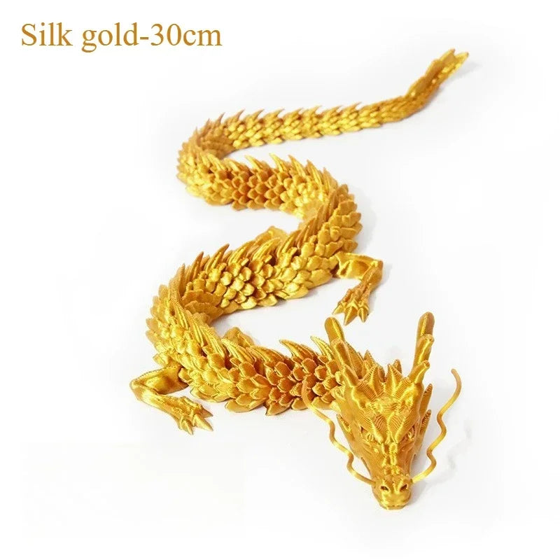 1PC Exquisite 3D Printed Chinese Dragon Ornament – Flexible Joints for Customizable Poses | Unique Anime-Inspired Collectible - Image 20