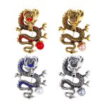 Chinese Dragon Brooch