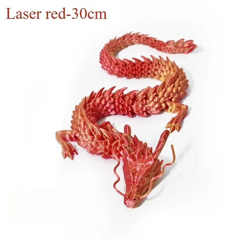 1PC Exquisite 3D Printed Chinese Dragon Ornament – Flexible Joints for Customizable Poses | Unique Anime-Inspired Collectible - Image 19