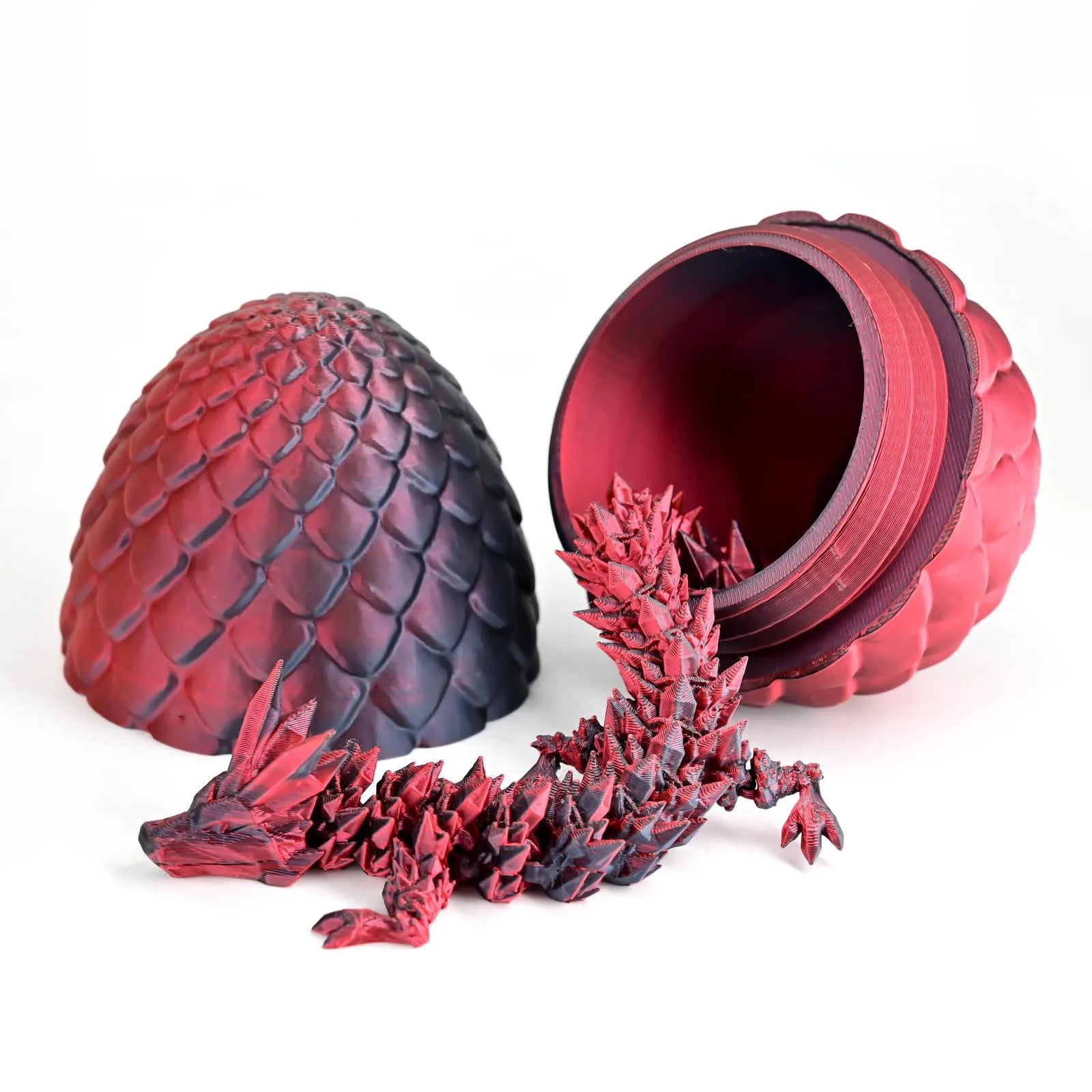 1/2PCS 3D Printed Dragon Egg with Fully Articulated Dragon - Image 13
