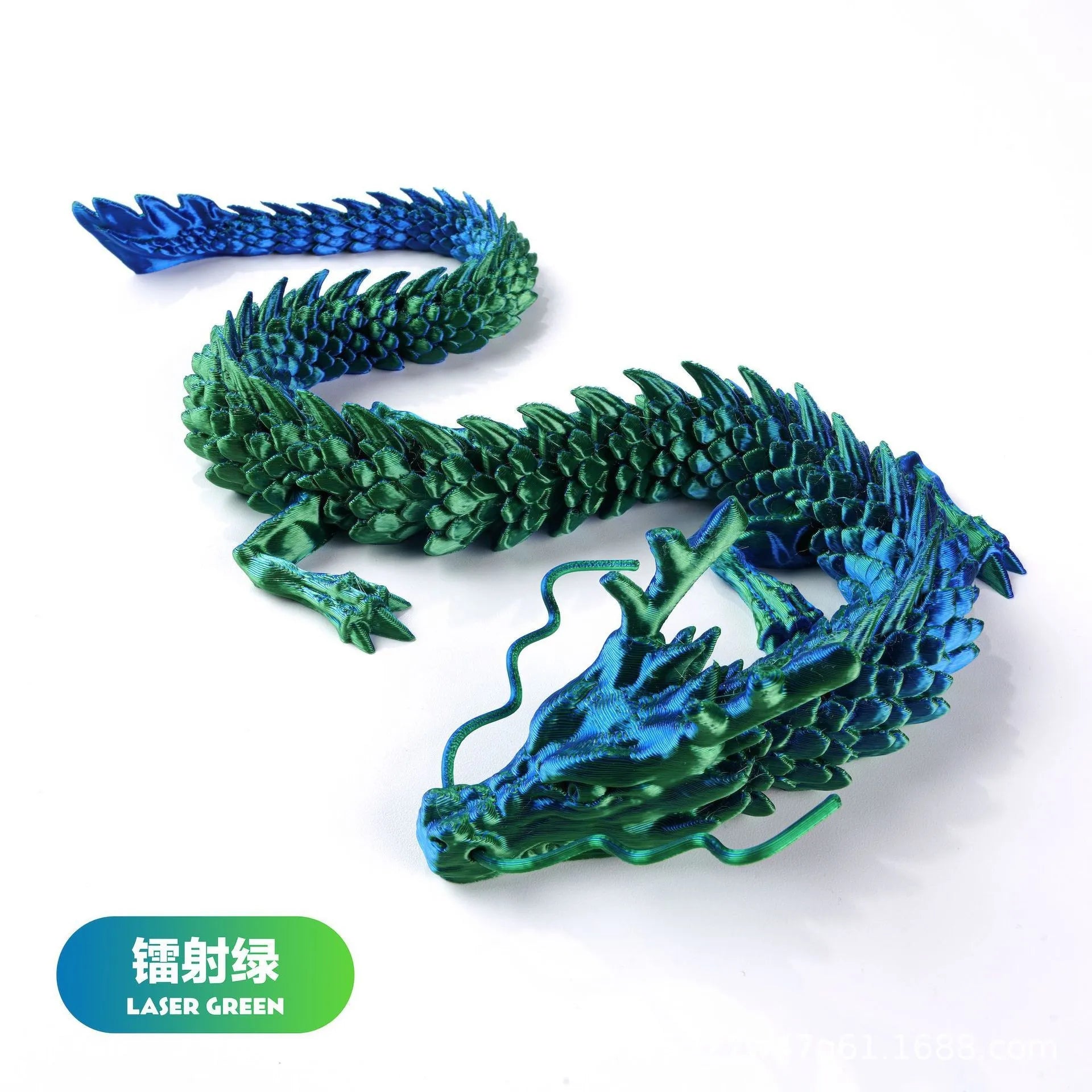 3D Printed Magic Dragon Fidget Toy – Movable Joint, Rotatable Articulated Desktop Ornament - Image 9