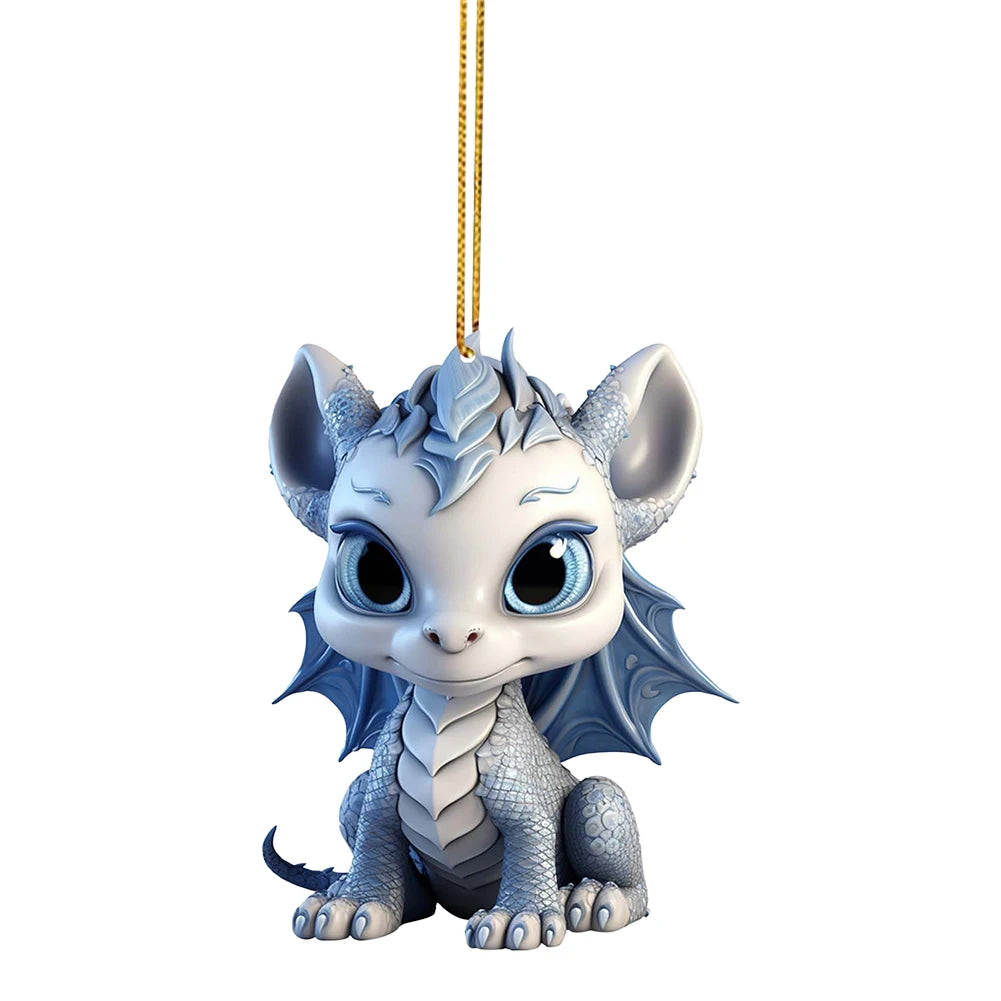 Christmas Tree Dragon Baby Pendant - Image 14